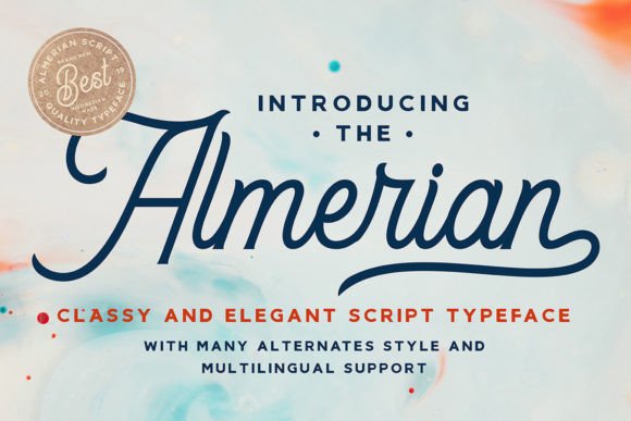 Almerian Font: A Sophisticated Script for Strong Branding