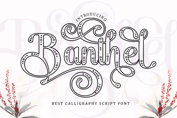 Banthel Outline: A Graceful Script Font for Creative Branding