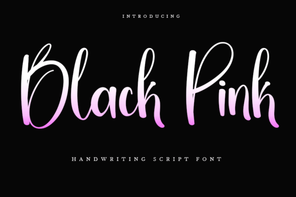 Black Pink Font: A Premium Script for Polished Branding