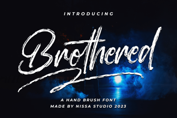Brothered Font: A Bold Handwritten Typeface for Editorial Design