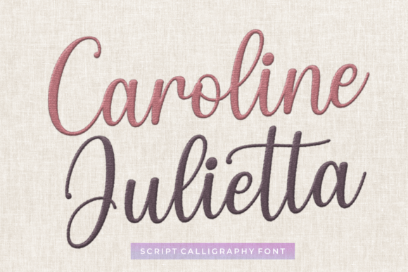 Caroline Julietta: A Handwritten Typeface for Editorial Elegance