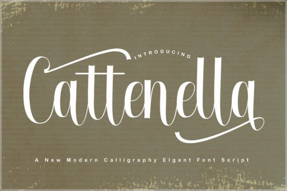 Cattenella Font Script: A Maker’s Favorite for Elegant Typography