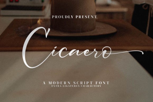 Cicaero Font: A Luxurious Script for Creative Branding