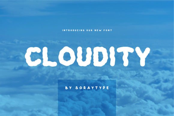 Cloudity: A Whimsical Font for Modern Publishing