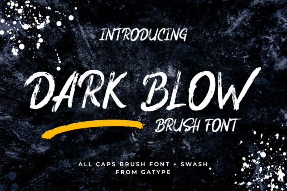 Dark Blow Font: Urban Edge for Modern Campaigns