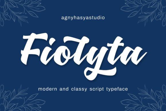 Fiolyta: A Premium Script Typeface for Strong Brand Campaigns