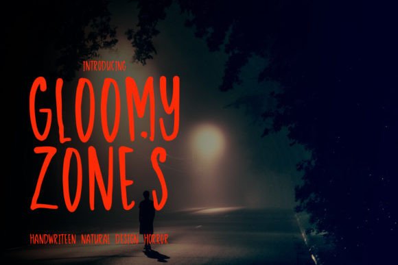 Gloomy Zones: A Handwritten Typeface for Modern Web Design