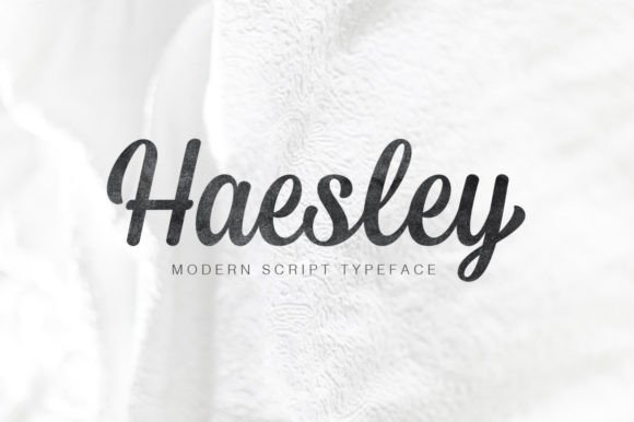 Haesley Font: A Polished Script for Your Brand’s Signature Touch