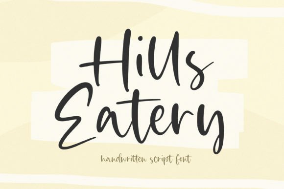 Hills Eatery: A Handwritten Typeface That Elevates Web Design