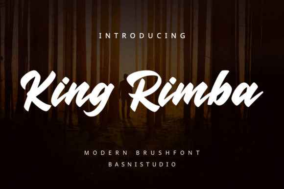 King Rimba Font: A Modern Brush Typeface for Editorial Elegance