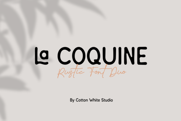 La Coquine Typeface for Editorial Design and Content Creation