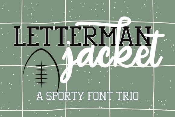 Letterman Jacket Font: A Modern Handwritten Typeface for Creative Makers