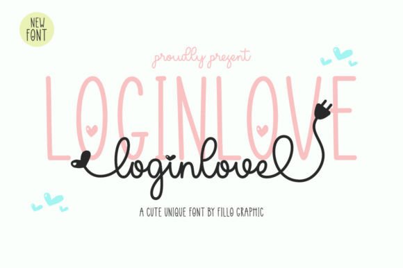 Login Love: A Handwritten Typeface for Chic Web Design