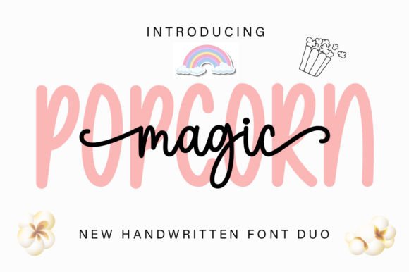 Magic Popcorn: A Stylish Typeface for Editorial Design