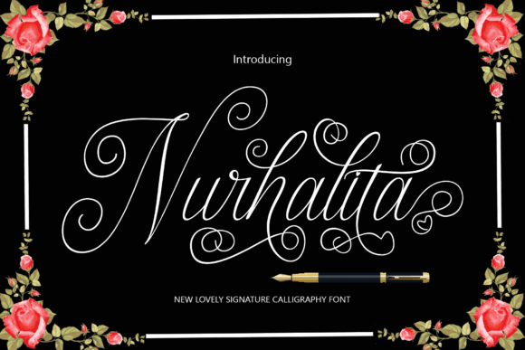 Nurhalita: A Script Font with Subtle Elegance