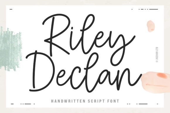 Riley Declan: A Modern Script Font That Elevates Branding