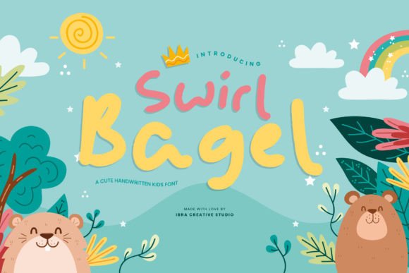 Swirl Bagel Font: A Playful Typeface for Digital Branding