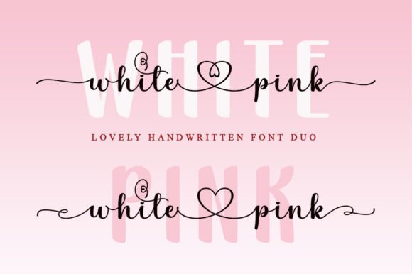 White Pink Font: A Romantic Typeface for Stronger Campaigns