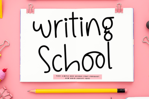 Writing School Font Review: A Handwritten Typeface for Campaign Creatives